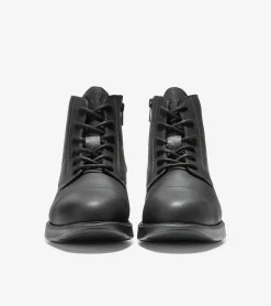 Bota Negra Acolchada con Cordones para Hombre | Grand Atlantic Boot^Cole Haan Flash Sale