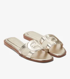Sandalias de Piel Mujer | Women's Chrisee Slide Sandals^Cole Haan Discount