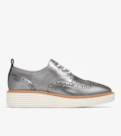 Woman's ØriginalGrand Platform Wingtip Oxfords^Cole Haan Shop