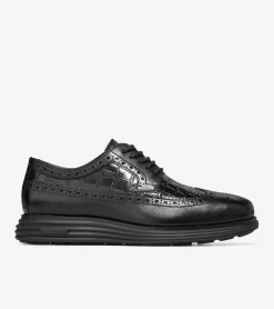 Zapatillas Oxford Negras de Hombre | Men's ØriginalGrand Longwing Oxfo^Cole Haan Store