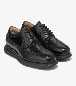 Zapatillas Oxford Negras de Hombre | Men's ØriginalGrand Longwing Oxfo^Cole Haan Store