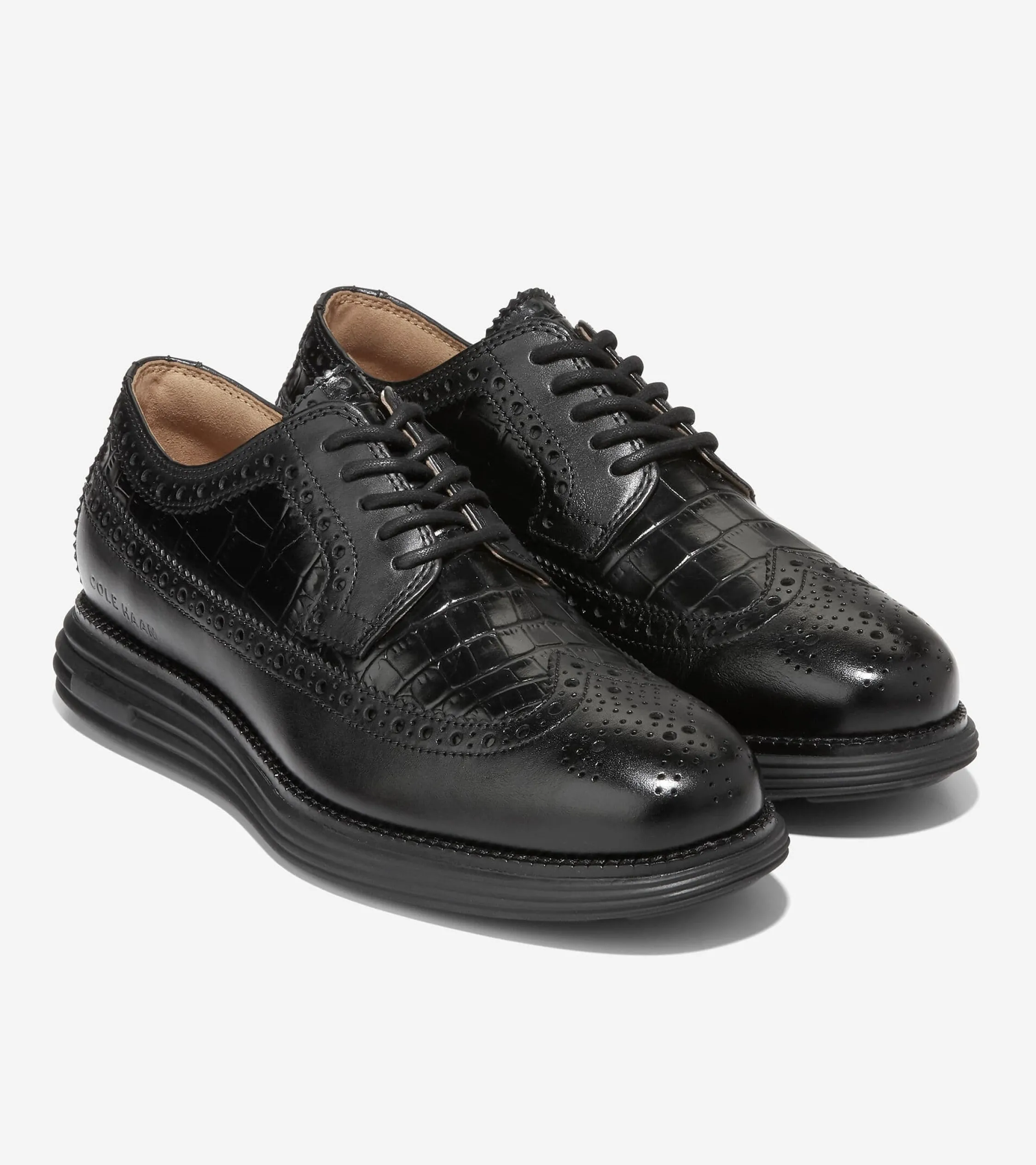 Zapatillas Oxford Negras de Hombre | Men's ØriginalGrand Longwing Oxfo^Cole Haan Store