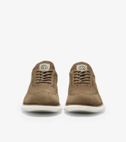 Zapato de Ante Artesanal de Hombre | ZERØGRAND Wingtip Oxford^Cole Haan Best Sale