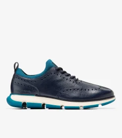 Zapatos de Cuero Artesanal de Hombre | ZERØGRAND Wingtip Oxford^Cole Haan Outlet